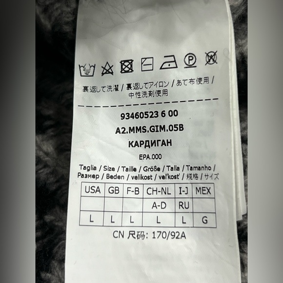 S Max Mara Women Cardigan Large Wool Mohair Cashmere Italy - Picture 8 of 9